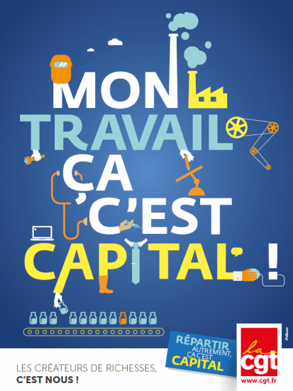 Affiche CGT capital 2013