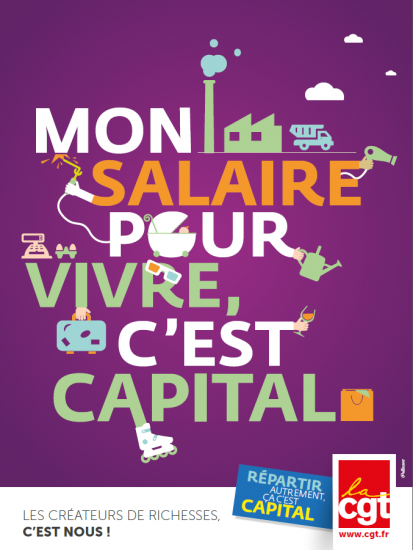 Affiche CGT salaire 2013